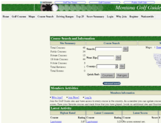 montanagolfguide.info screenshot