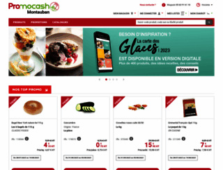 montauban.promocash.com screenshot