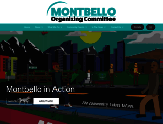 montbelloorganizing.org screenshot