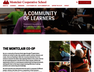 montclaircoop.org screenshot