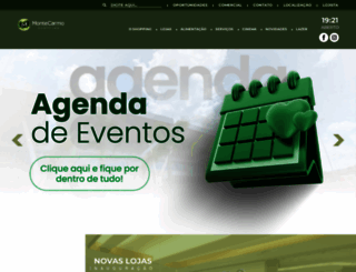 montecarmoshopping.com.br screenshot