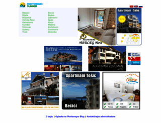 montenegro-sea.com screenshot