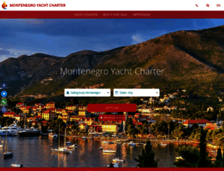 montenegro-yachtcharter.com screenshot