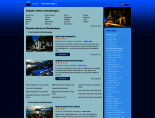 montenegrohotel24.com screenshot