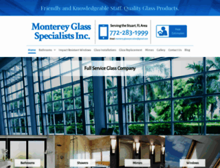 montereyglassspecialists.com screenshot