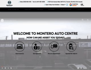 monteroauto.com screenshot