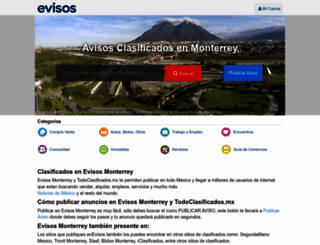 monterrey.evisos.com.mx screenshot