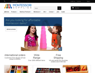 montessori-supplies.co.uk screenshot