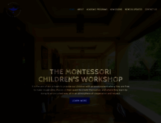 montessorichildrensworkshop.com screenshot