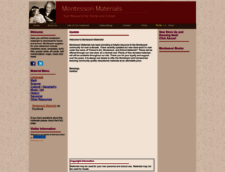 montessorimaterials.org screenshot