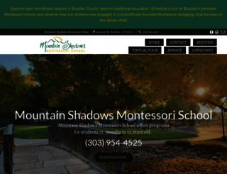montessorischoolboulder.com screenshot
