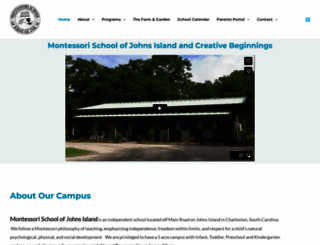 montessorischoolofjohnsisland.com screenshot