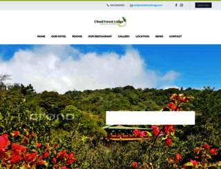 monteverdecloudforestlodge.com screenshot