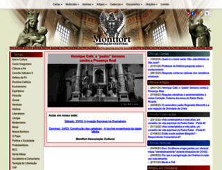 montfort.org.br screenshot