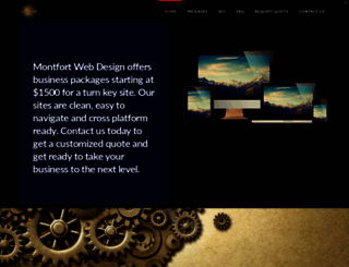 montfortwebdesign.com screenshot
