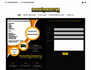 montgomeryengravers.com screenshot