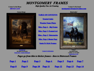 montgomeryframes.com screenshot