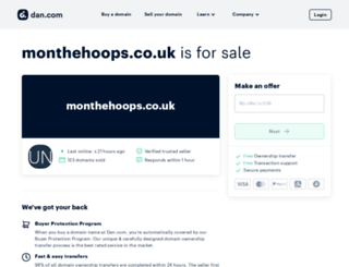 monthehoops.co.uk screenshot