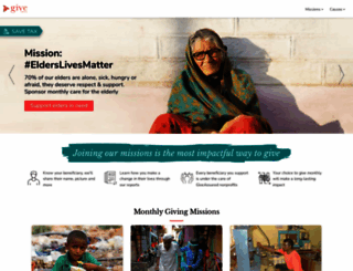 monthly.giveindia.org screenshot
