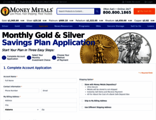 monthly.moneymetals.com screenshot