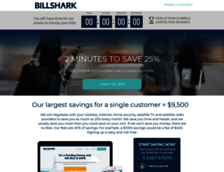 monthlybills.billshark.com screenshot