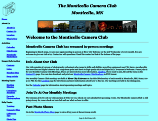 monticameraclub.com screenshot