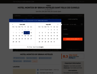 montjoi.sant-feliu-de-guixols.top-hotels-costa-brava.com screenshot