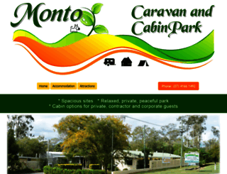 montocaravanpark.com.au screenshot