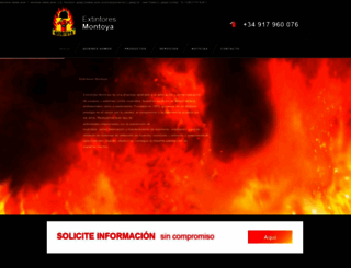 montoyaextintores.com screenshot
