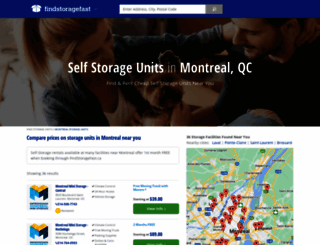 montreal-qc.findstoragefast.ca screenshot
