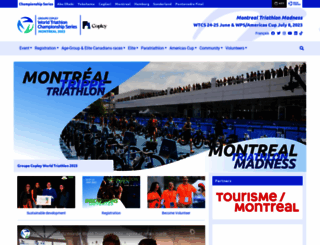 montreal.triathlon.org screenshot