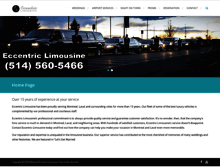 montrealeccentriclimousine.com screenshot