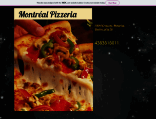 montrealpizzeria.com screenshot