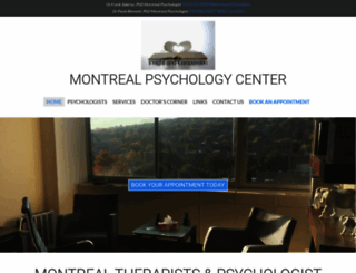 montrealpsychology.ca screenshot