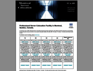 montrealservercolocation.com screenshot