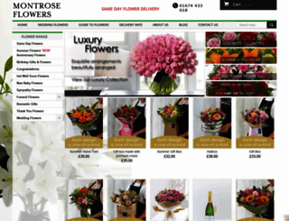 montroseflowers.co.uk screenshot