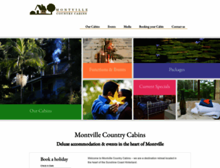 montvillecabins.com.au screenshot