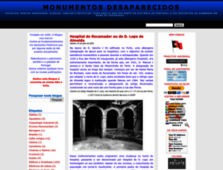 monumentosdesaparecidos.blogspot.pt screenshot