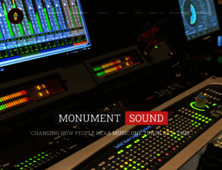monumentsound.com screenshot