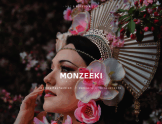 monzeeki.squarespace.com screenshot