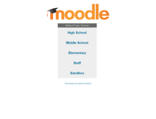 moodle.midlandps.org screenshot