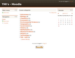 moodle.tmi-sa.org screenshot