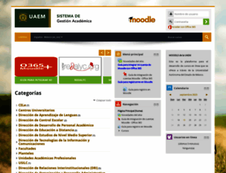 moodle.uaemex.mx screenshot