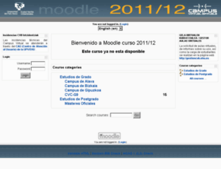 moodle3.ehu.es screenshot