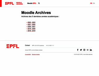 moodlearchive.epfl.ch screenshot