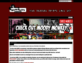 moodymonkeyrecords.com screenshot