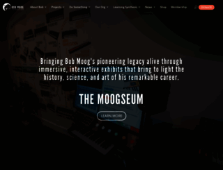 moogfoundation.org screenshot