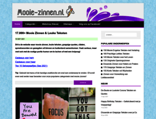 mooie-zinnen.nl screenshot
