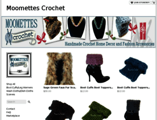 moomettescrochet.storenvy.com screenshot