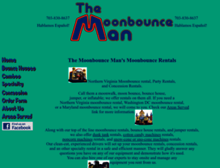 moonbounceman.com screenshot